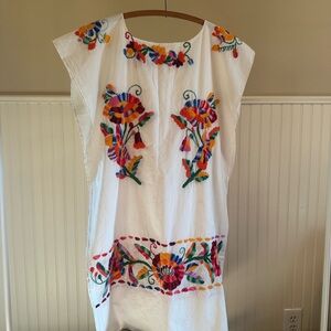 Embroidered White Tunic